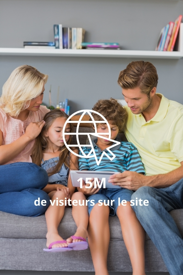 15 Millions de visiteurs sur le site